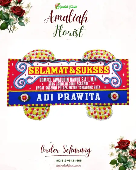 Papan Bunga Ucapan Selamat Sabdodadi